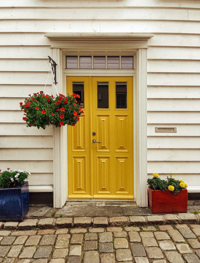 yellow door