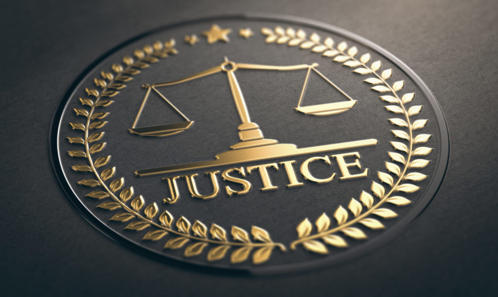 Golden Justice Symbol